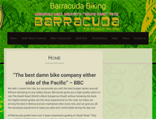 Tablet Screenshot of barracudabiking.com